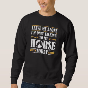 Sweatshirt Parler À Mon Cheval