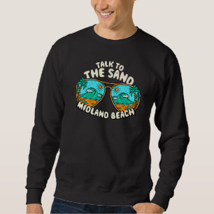 Sweatshirt Parlez À Sand Midland Beach Summer New York Tro