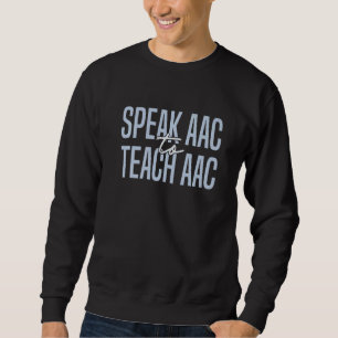 Sweatshirt Parlez AAC pour enseigner AAC Core Board Orthophon