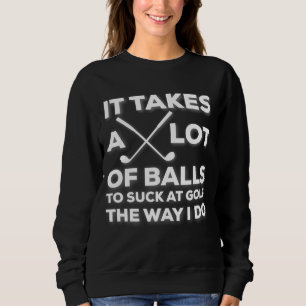 Sweatshirt Parlez Birdie À Moi Drôle Joueur De Golf Pun Golfe