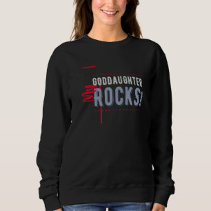 Sweatshirt Parrain Et Parrain Ou Ma Godgirl Rocks !