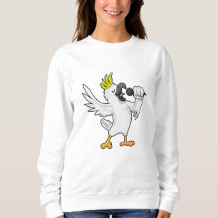 Sweatshirt Parrot en chanteur avec microphone