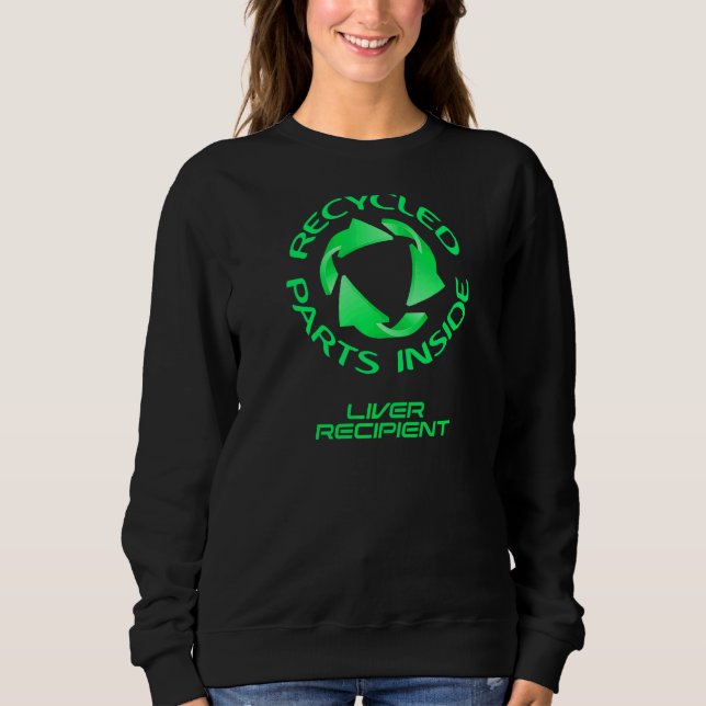 Sweatshirt Parties Recyclées À L'Intérieur D'Un Destinataire  (Devant)