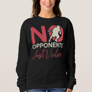 Sweatshirt Pas d'adversaires juste Victimes Lacrosse Player