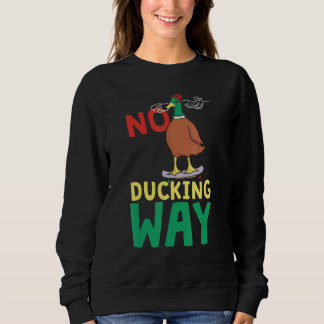 Sweatshirt Pas de canardage façon  Canard