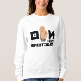 Sweatshirt PAS de distractions! cool miroir lisible motivatio