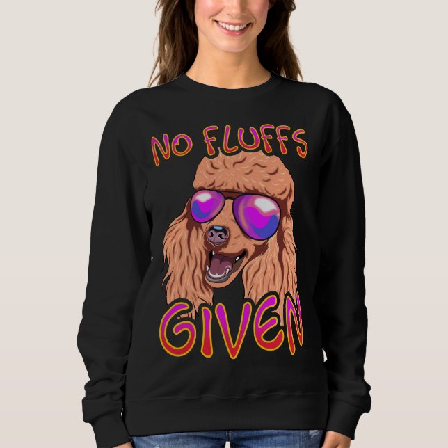 Sweatshirt Pas De Fluffs Donné Poodé (Devant)