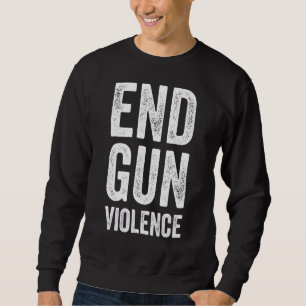 Sweatshirt Pas de Jour de sensibilisation aux armes à feu Por