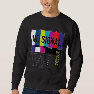 Sweatshirt Pas de signal Vaporwave Cool Fun Retro Tv 80s