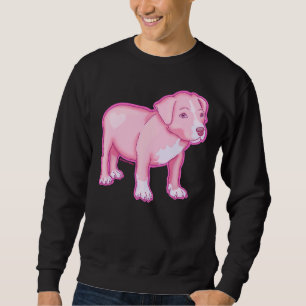 Sweatshirt Pastel Pitbull rose