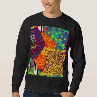Sweatshirt Patchwork indien turc festier Mandala