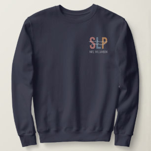 Sweatshirt Pathologiste du langage SLP personnalisé