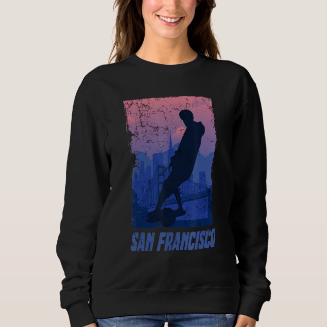 Sweatshirt Patinage de roue San Francisco California Onewheel (Devant)