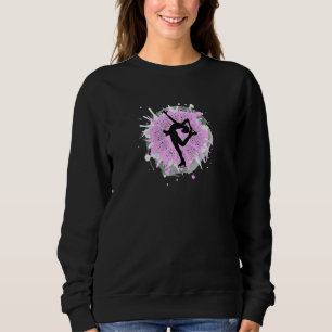 Sweatshirt Patinage sur glace pour femmes Figure Danser Danse