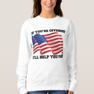 Sweatshirt patriote américain