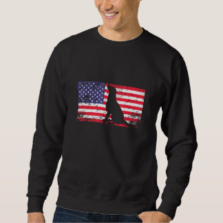 Sweatshirt Patriotique Allemand Raccourci Pointeur Gsp Chien 