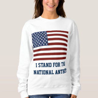 Sweatshirt patriotique avec drapeau américain