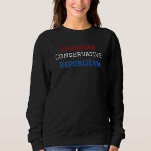 Sweatshirt Patriotique des Républicains Chrétiens