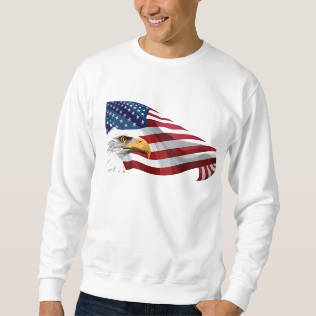 Sweatshirt patriotique masculin (Devant)