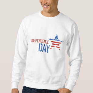 Sweatshirt patriotique masculin