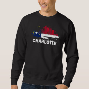 Sweatshirt Pavillon d'État de Caroline du Nord Charlotte City