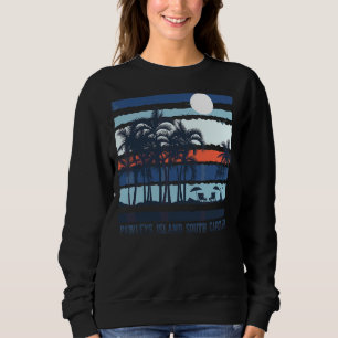 Sweatshirt Pawleys Island Caroline du Sud Été 80s Plage Sou