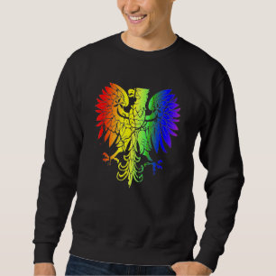 Sweatshirt Pays De Pologne Gay pride Aigle Gay pride Polonais