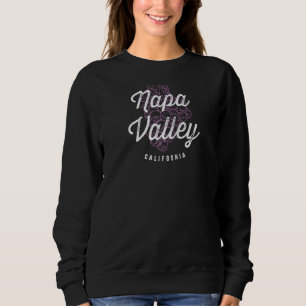 Sweatshirt Pays viticole de Napa Valley Californie Raisins Vi