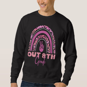Sweatshirt Peace Out 8e année Bonne Dernière journée de l'éco