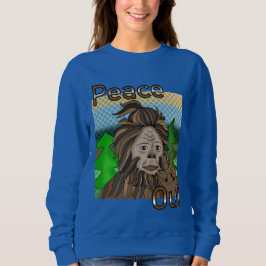 Sweatshirt Peace Out Bigfoot Sasquatch