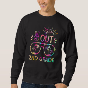Sweatshirt Peace Out Première 2e année Bonne Dernière journée
