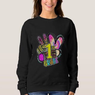 Sweatshirt Peace Out Première Année Dernière Jour De Fin D'Éc
