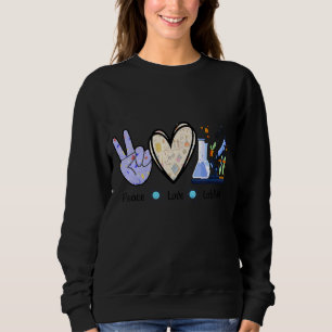 Sweatshirt Peach Love Lab Week 2022 Technologue Médicale Hard