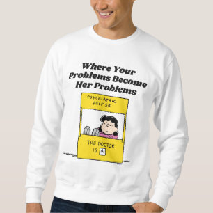 Sweatshirt Peanuts   Lucy & the Doctor Is In