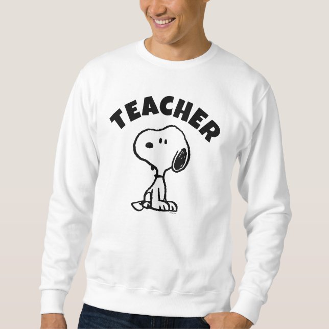 Sweatshirt Peanuts | Snoopy Turns Teacher (Devant)