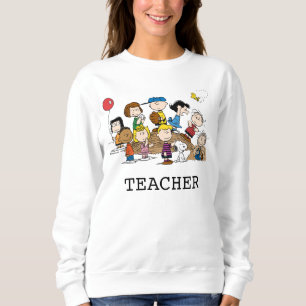 Sweatshirt Peanuts   The Gang Teacher