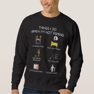Sweatshirt pêche à la basse louche pêcheur pêche à la truite