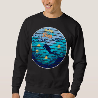 Sweatshirt Pêche à la truite de lac, marquage des monstres