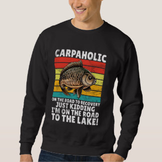 Sweatshirt Pêche de la carpe Carpaholic