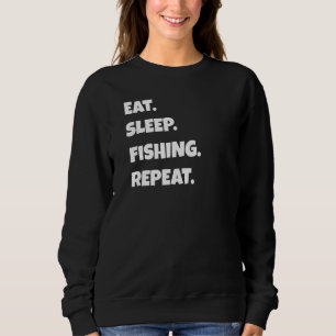 Sweatshirt Pêche Png Mangez Sleep Sports Répéter Pour Hommes