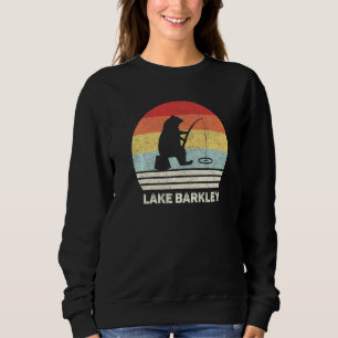 Sweatshirt Pêche rétro de l'ours du lac Barkley Kentucky pour