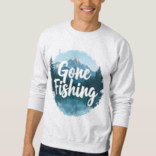 Sweatshirt Pêche terminée (Devant)