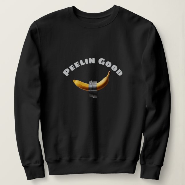 Sweatshirt Peelin' Good Duct Tapis Banana (Design devant)