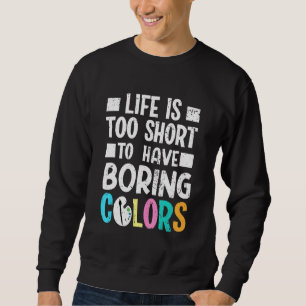Sweatshirt Peintre Artiste Artiste Mélange Table Peinture Bru