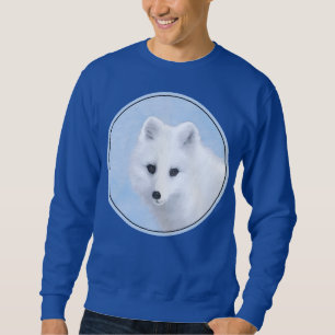 Sweatshirt Peinture Arctic Fox - Art original de la faune
