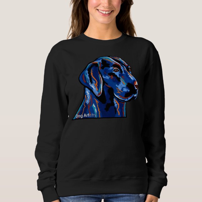 Sweatshirt Peinture Black Lab (Devant)