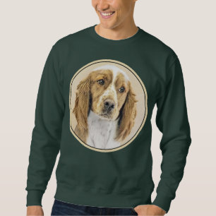 Sweatshirt Peinture d'espagnol Welsh Springer - Art original