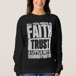 Sweatshirt Peinture Diamond Pour Artistes Et Art