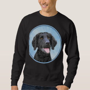 Sweatshirt Peinture Retriever recouverte de boue - Art Chien 
