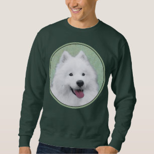 Sweatshirt Peinture Samoyed - Cute Original Chien Art